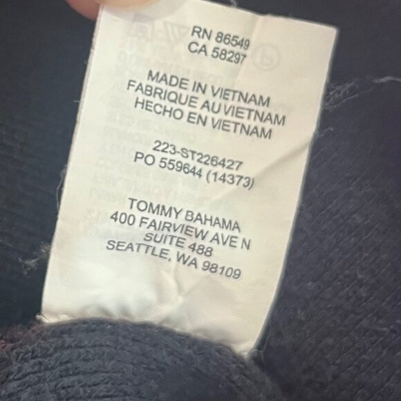 Tommy Bahama Flipshore Reversible Sweater Mens XL Burgundy Black Mock Pullover - Picture 10 of 10